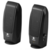 Logitech S120 Black 980-000010 {Колонки 2.0, 2x1.15W, 50 Гц – 20 кГц, гнездо для наушников, OEM}