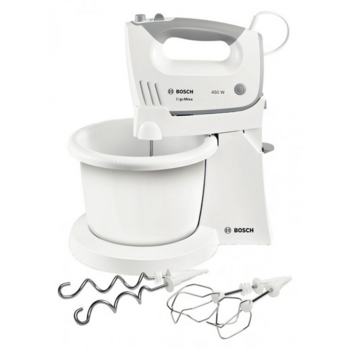 Миксер ручной Bosch MFQ36460 450Вт белый/серый