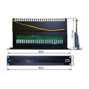 Патч-панель Lanmaster TWT-PP25TEL45 19" 1U 25xRJ-12 UTP