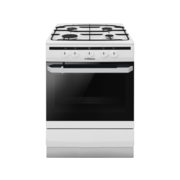 Газовая плита HANSA Газовая плита HANSA/ 85х50х60, газовая, газовая духовка, крышка-щиток, откидная крышка ящика для посуды, цвет белый