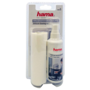 Чистящий набор (салфетки + спрей) Hama R1084199 для экранов мониторов/плазменных/ЖК телевизоров/ноутбуков блистер 15шт сухих 100мл