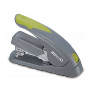 Степлер настольный Kw-Trio 5618GR/GREEN Soft-Touch 24/6 24/8 26/6 26/8 (40листов) снижение усилия серый/зеленый 100скоб