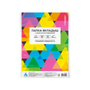 Папка-вкладыш Бюрократ Стандарт -013BT2 глянцевые A4+ 25мкм (упак.:100шт)