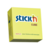 Блок самоклеящийся бумажный Stick`n 21010 76x76мм 400лист. 70г/м2 неон желтый