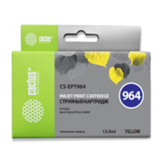 Cactus C13T09644010 (CS-EPT964) Картридж для Epson Stylus Photo R2880, 13 мл, жёлтый
