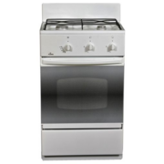 Плита Газовая Flama CG 3202 W белый реш.сталь