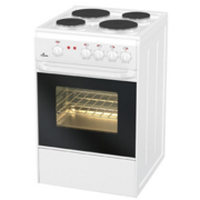 Плита Электрическая Flama AE 1401 W белый эмаль