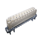 Плинт Lanmaster TWT-LSA10P-DIS-09 10 пар LSA-PROFIL размык. ABS пластик белый