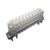 Плинт Lanmaster TWT-LSA10P-DIS-09 10 пар LSA-PROFIL размык. ABS пластик белый