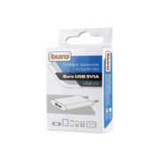 Сетевое зар./устр. Buro TJ-164w 5W 1A USB универсальное белый