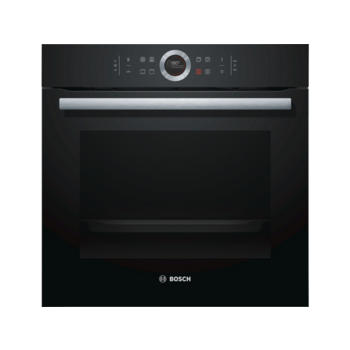 Встраиваемая электрическая духовка BOSCH 59.5x59.5x54.8 см, 71л, дисплей, 13 режимов, EcoClean, 3 стекла, черный