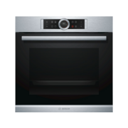Встраиваемая электрическая духовка BOSCH 59.5x59.5x54.8 см, 71л, дисплей, 13 режимов, EcoClean, 3 стекла, сталь