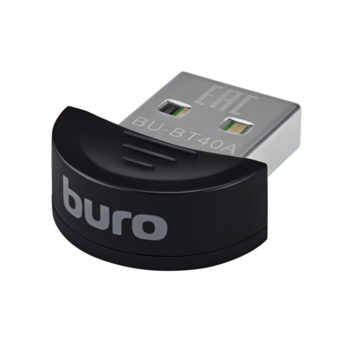 Адаптер USB Buro BU-BT40A Bluetooth 4.0+EDR class 1.5 20м черный