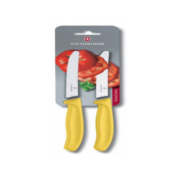 Набор ножей кухон. Victorinox Swiss Classic Paring 6.7836.L118B компл.:2предм. желтый блистер
