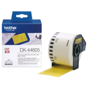 Картридж ленточный Brother DK44605 черный на желтом 62x30.48 для Brother QL-5X0, QL-7X00, QL-8X0, QL-10X0, QL-1X10