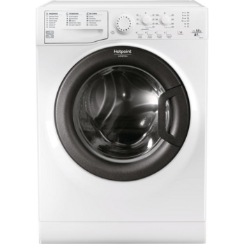 Стиральная машина Hotpoint-Ariston Стиральная машина Hotpoint-Ariston/ Узкая стиральная машина, 85x59.5x42.5, загрузка фронтальная, 5.5кг, до 1000 об/мин при отжиме, LED индикация, белый, люк цвета асфальт