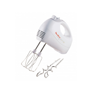 Миксер ручной Moulinex HM41013E 450Вт белый