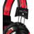 Наушники с микрофоном Оклик HS-G300 ARMAGEDDON черный/красный 2.2м мониторные оголовье (337457)