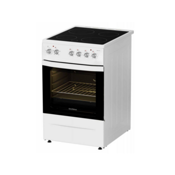 Плита Электрическая Darina 1D5 EC 241 614 W белый/черный стеклокерамика (без крышки)