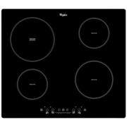 Встраиваемая варочная панель Whirlpool Встраиваемая варочная панель Whirlpool/ Индукционная, Индукция, 4 зоны, сенсор, таймер, без рамки, черный