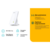Повторитель беспроводного сигнала TP-Link RE200 AC750 10/100BASE-TX белый