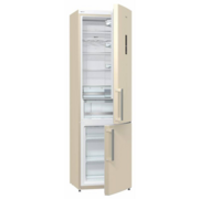 Холодильник Gorenje NRK6201MC-0 бежевый/серебристый (двухкамерный)