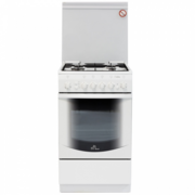 Плита Газовая De Luxe 5040.31г(кр) ЧР белый реш.чугун