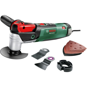 Многофункциональный инструмент Bosch PMF 250 CES 250Вт зеленый/черный