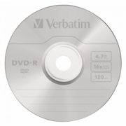 43729 Диски DVD-R Verbatim 4.7Gb 16-х, 10шт. Shrink