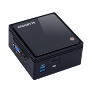 Компьютер Gigabyte BRIX GB-BACE-3160, Celeron J3160, 1 DDR3L SO-DIMM 0Gb, 2.5"HDD 0Gb, Wi-Fi, Bluetooth, GLAN, HDMI + D-SUB, USB3.0, NO OS, Black