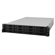 Synology RS3617RPxs Сетевое хранилище (Rack2U) 12xHDD Hot Plug SATA (3,5'or2,5') up to 36 (with 2xRX1217RP), QC2,4Ghz/ 8Gb/RAID0,1,10,5,6/ 2xUSB/2xInfB/ 4GigEth (2x10Gb opt)/ iSCSI/ 2xIPcam