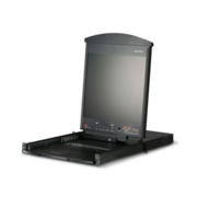 КВМ консоль ATEN 17" 1-Local/Remote Share Access 8-Port Multi-Interface Cat 5 Dual Rail LCD KVM over IP switch