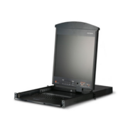 ATEN KL1508AiM-AXA-RG Переключатель, электрон., KVM, 1 local user PS2/USB/VGA консоль LCD 17"+32 IP user => 8 cpu (PS2/USB/Sun+VGA)/RS232, без модулей, 1600x1200 60Hz (40м), 1U 19", исп.спец.модули и