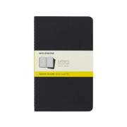 Блокнот Moleskine CAHIER JOURNAL QP317 Large 130х210мм обложка картон 80стр. клетка черный (3шт)