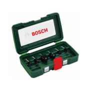Набор фрез по дер. Bosch 6 HM-SET (2607019463) d(посад.)=8мм (фрезеры)