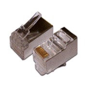 Коннектор Lanmaster (TWT-PL45/S-8P8C) FTP кат.5E RJ45 серебристый (упак.:100шт)