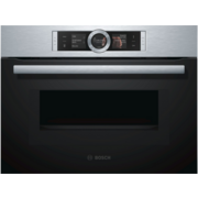 Встраиваемая электрическая духовка BOSCH !! С СВЧ, 45.5x59.5x54.8 см, 45л, дисплей, 12 режимов, EcoClean, сталь
