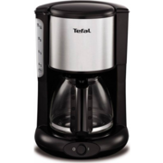 Кофеварка капельная Tefal CM361838 1000Вт серебристый/черный