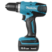 Makita DF347DWE Дрель ак,{14.4В,2х1.5Ач Li-ion,БЗП-10мм,0-400-1400обм,3015Нм,1.4кг,чем,G-серия}