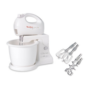 Миксер ручной Moulinex HM412131 450Вт белый/серый