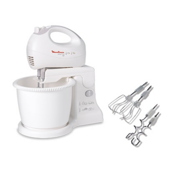 Миксер ручной Moulinex HM412131 450Вт белый/серый