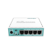 MikroTik RB750Gr3 hEX Маршрутизатор гигабитный высокопроизводительный Ethernet with power supply and case 5 port 10/100/1000