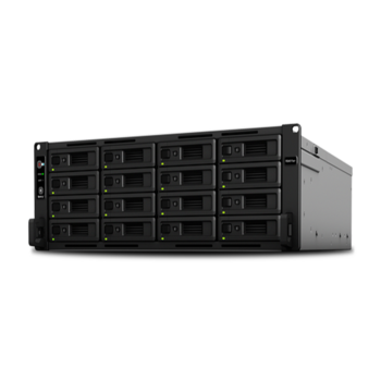 Synology RS4017xs+ Сетевое хранилище (Rack3U) 16xHDD Hot Plug SATA(3,5" or2,5") upto 40 (with 2xRX1217RP), 8C2,1Ghz/8Gb/RAID0,1,10,5,6/2xUSB/4GigEth+2x10GE/iSCSI/2xIPcam(upto90)