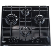 Встраиваемая газовая панель HOTPOINT-ARISTON Встраиваемая газовая панель HOTPOINT-ARISTON/ Газ, 3.3x59x51 см, 4 конфорки, газ-контроль, автоподжиг, эрованные решетки, черный