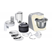 Кухонная машина Bosch MUM58920 планетар.вращ. 1000Вт ванильный/серебристый