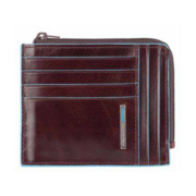 Чехол для кредитных карт Piquadro Blue Square PU1243B2R/MO коричневый натур.кожа