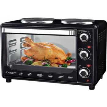 Мини-печь Scarlett SC-EO96O99 25л. 2900Вт черный