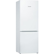 Холодильники с нижней морозильной камерой BOSCH 185х60х60, объем камер 223+94 л, морозильная камера снизу, белый