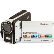 Видеокамера Rekam DVC-380 серебристый IS el 2.7" 1080p SDHC+MMC Flash/Flash