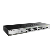 Коммутатор D-Link DGS-1210-28/ME/B1A, L2 Managed Switch with 24 10/100/1000Base-T ports and 4 1000Base-X SFP ports.16K Mac address, 802.3x Flow Control, 4K of 802.1Q VLAN, 802.1p Priority Queues, Traffic Segmen